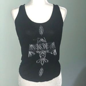 Dolce Vita open/tie-back tank